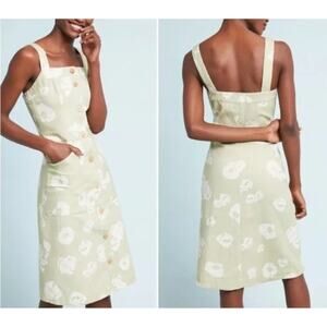 SISSA Anthropologie Floral Sundress with Pockets SIZE 4 Made in Brazil